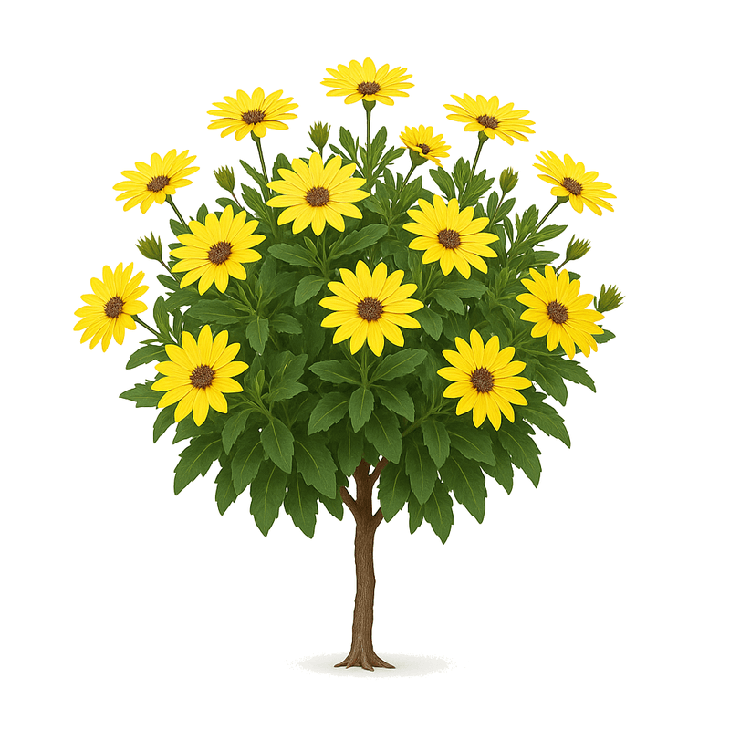 Margarita africana amarilla